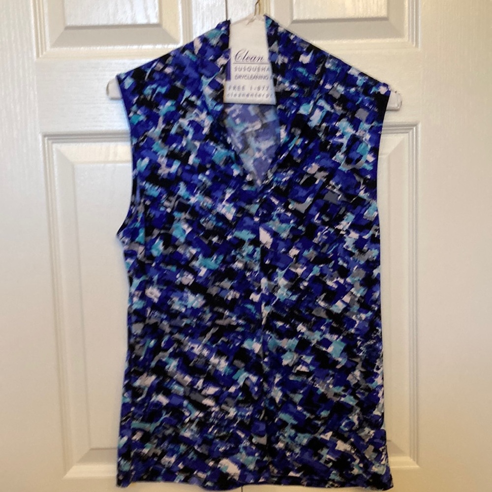 Blue dressy  by Evan-Picone, dressy but easy.